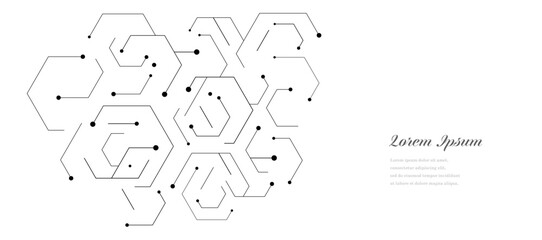幾何学 抽象 六角形 回路 科学 背景 透過