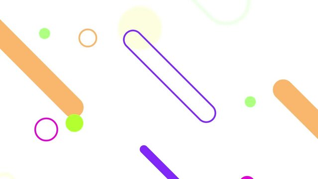 pop geometric shape line pattern abstract loop background