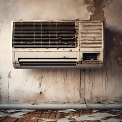 conditioner on the wall