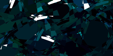 Light Blue, Green vector template with triangle shapes.