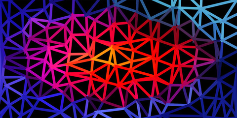 Light multicolor vector gradient polygon texture.