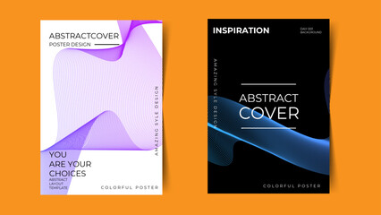 Creative Brochure Layout. Isolated Flyer Design. Set of poster Template. Business Presentation. Book Cover. Banner, branding, card, Flyer. Advertising. Leaflet. Newsletter. Catalog. Handbill