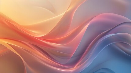 Abstract gradient waves in warm pastel tones. Perfect for healthcare, wellness, and calming designs.