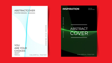 Set of template background design vector. Collection of creative abstract gradient vibrant colorful perspective 3d geometric line background. business card, cover, banner, poster, card, flyer