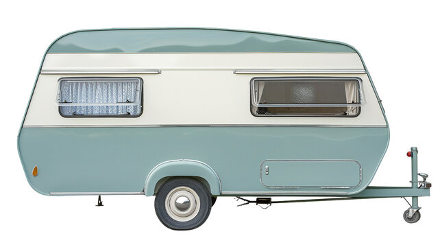 recommend clip art: Vintage caravan side view clip art