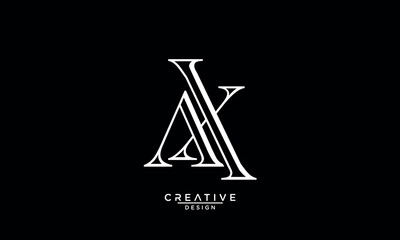 AX, XA, A, X, Abstract Letters Logo Monogram