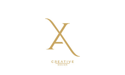 AX, XA, A, X, Abstract Letters Logo Monogram