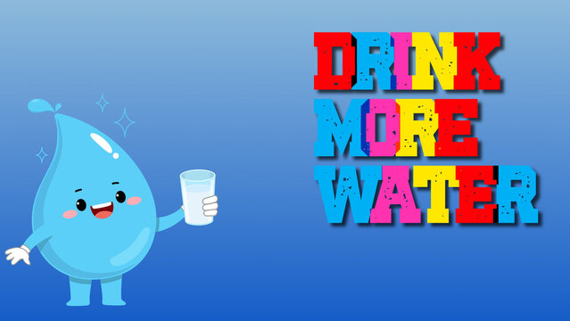 Drink More Water" Images – Browse 461 Stock Photos, Vectors, and Video | Adobe Stock