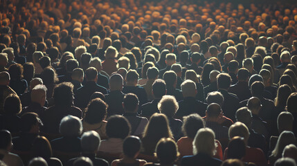 Investors attending the annual shareholder meeting gather to receive updates on company performance, strategic initiatives,and financial results.The meeting provides platform for executives to present
