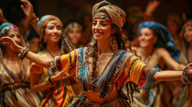 Timkadin Festival in Morocco. Berber culture