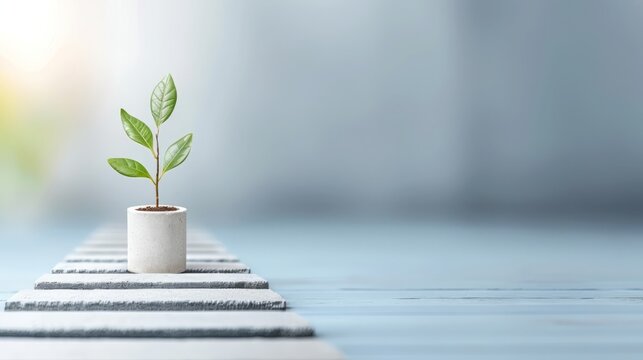 Inspiring Mission Statement with Bold Text and Vibrant Natural Backdrop