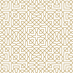 Seamless abstract geometric pattern in line with modern style