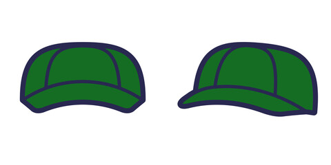 配達員の帽子_セット