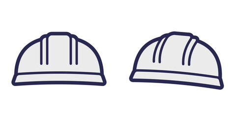 グレー,ヘルメットの帽子_セット