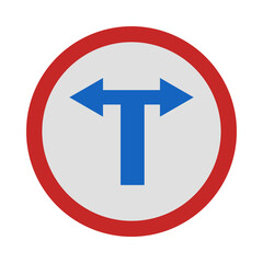 Obraz premium Junction icon flat icon