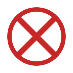 No stopping icon flat icon