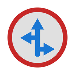 Directions flat icon