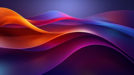 Fluid abstract background with colorful gradient