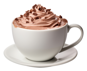 PNG Hot chocolate dessert cream food.