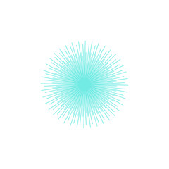 Obraz premium Doodle very simple line illustration mandala decoration that can be used for sticker, scrapbook, icon, decorative, e.t.c with aesthetic green color