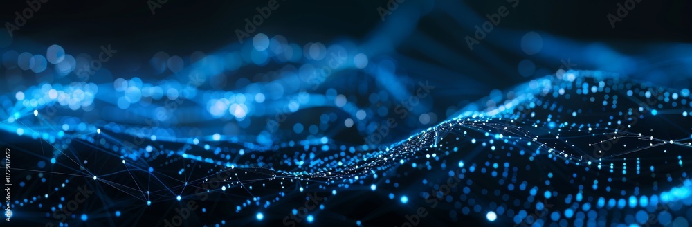 Aufkleber data from network connections. information structure. abstract background. 3d rendering.