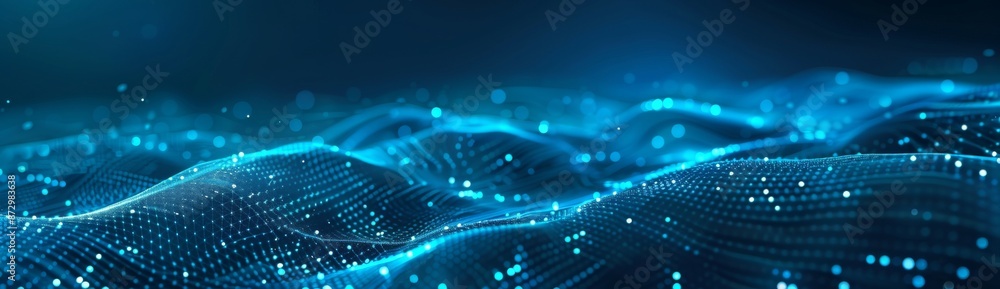 Poster network stock. information transfer structure. 3d rendering.