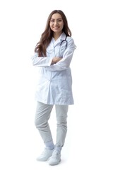 Attractive Asian woman checking passport at airport.