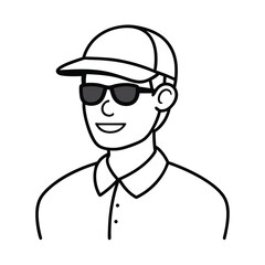 Golfer coloring pages for coloring book