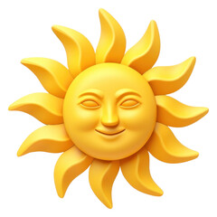 PNG Gold face sun transparent background.