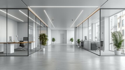 Small Office Interior Background
