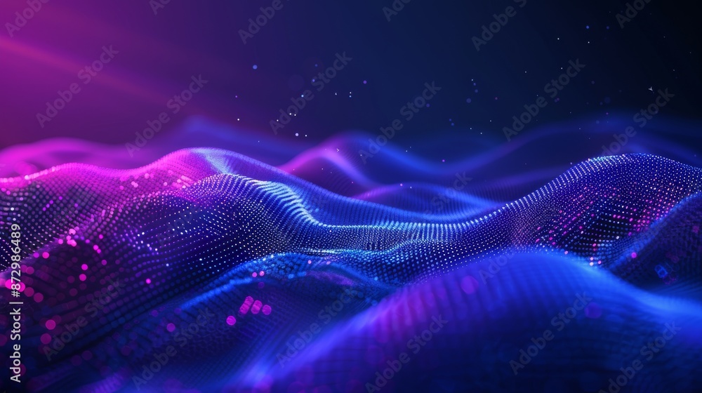 Poster a futuristic abstract illustration showing data technology. abstract technology background. web conn