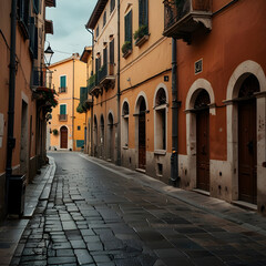 Fototapeta premium Street in town