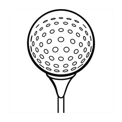 Golfer coloring pages for coloring book