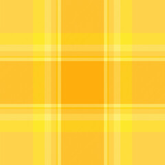 Aged check background vector, primary seamless textile texture. Line plaid tartan fabric pattern in yellow and bright colors.