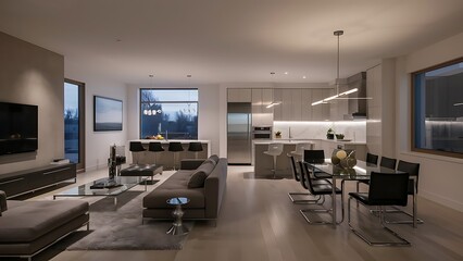 Fototapeta premium Modern living room