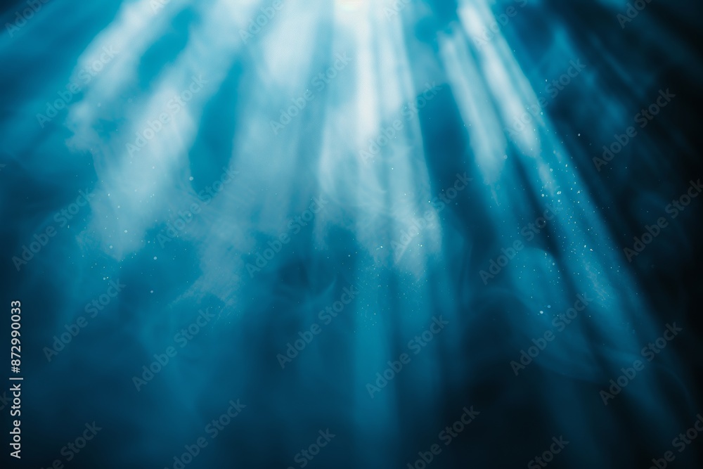 Poster the light rays are blurred. the neon glow is defocused. the sci-fi illumination is in bokeh. the bac