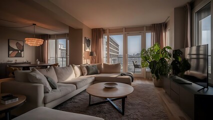 Fototapeta premium Living Room of an apartment