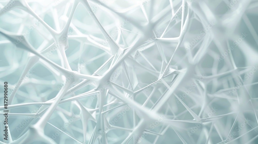 Poster an abstract 3d render of a futuristic polygonal core shape