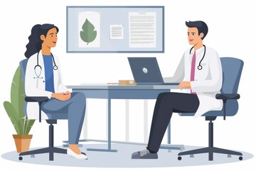 Doctor Consultation in a Modern Clinic