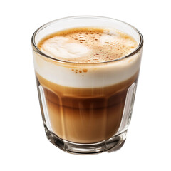 A cup of Cappuccino with foam on top