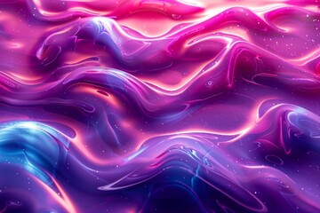 Obraz premium Abstract Fluid Waveforms