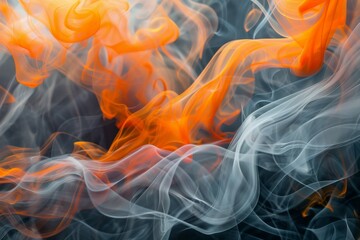 Colorful Abstract Smoke Art