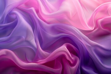 Obraz premium Colorful Flowing Fabric