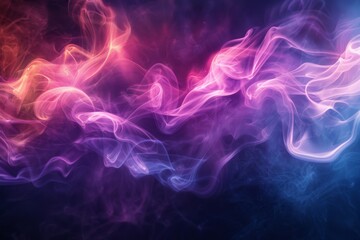 Colorful Abstract Smoke Background