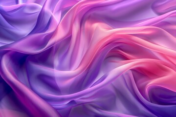 Obraz premium Vibrant Flowing Fabric