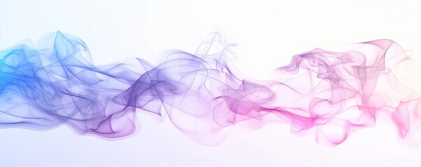 Obraz premium Abstract colorful smoke on a white background