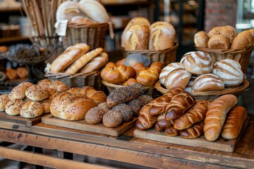 Bread Variety Display