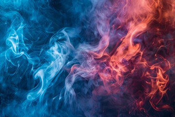 Fototapeta premium Fire and Ice Fusion