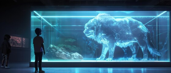 A conceptual pet adoption center matches families with fantastical pets that possess unique magical abilities