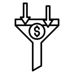 Sale Funnel Icon